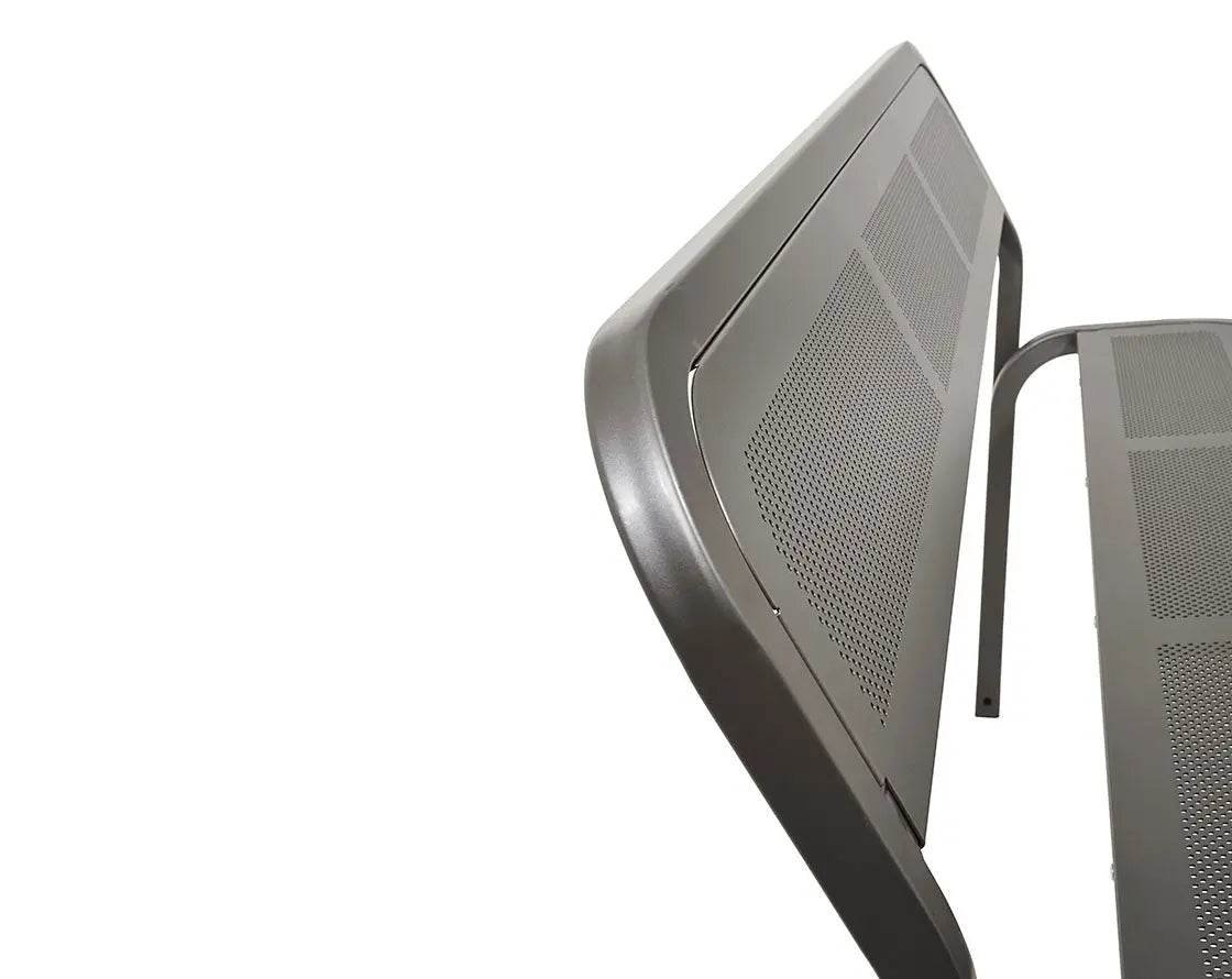 Banc métal conviviale