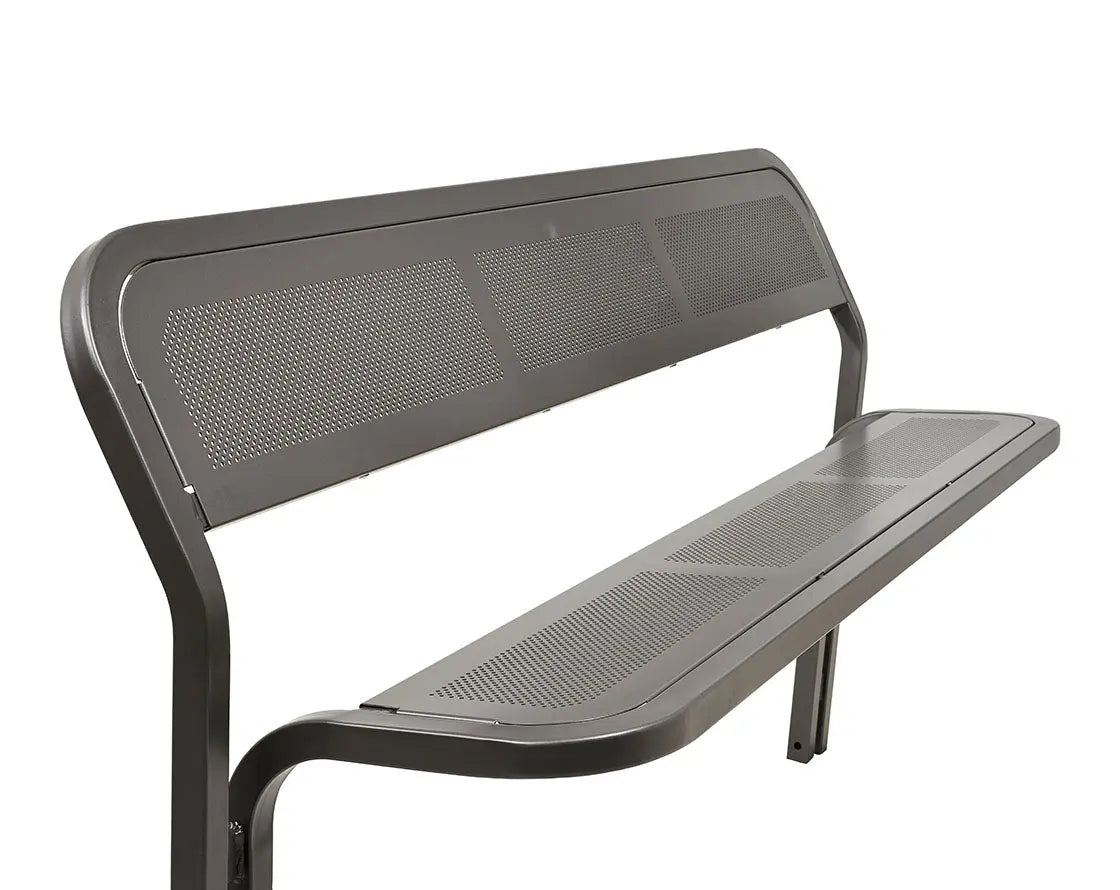 Banc métal conviviale