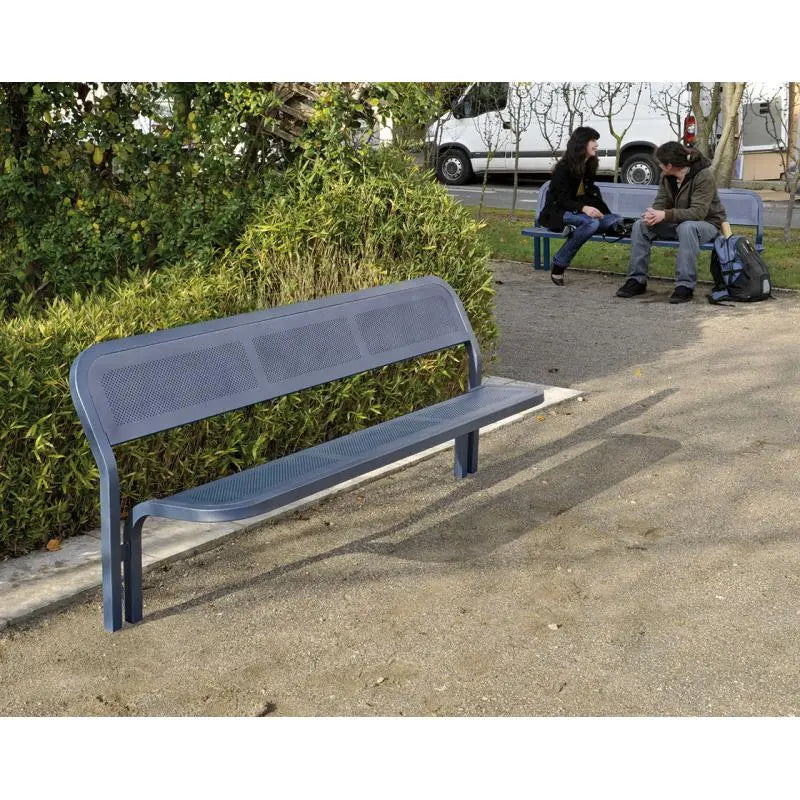 Banc métal conviviale