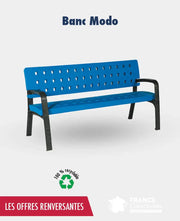 Promo banc Modo recyclés france collectivités
