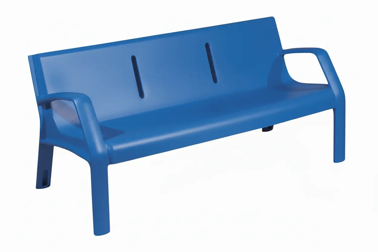 Banc plastique recyclé Alvium france collectivités