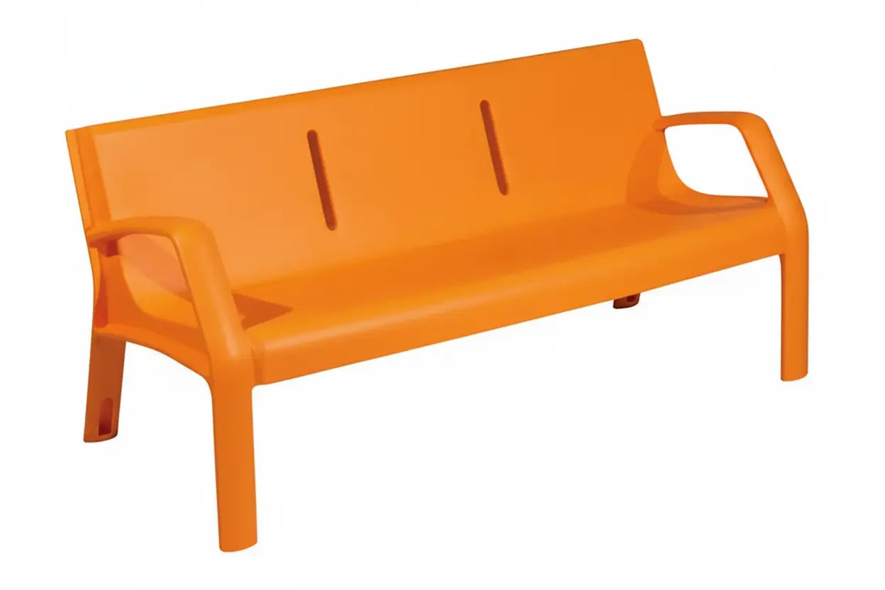 Banc plastique recyclé Alvium france collectivités