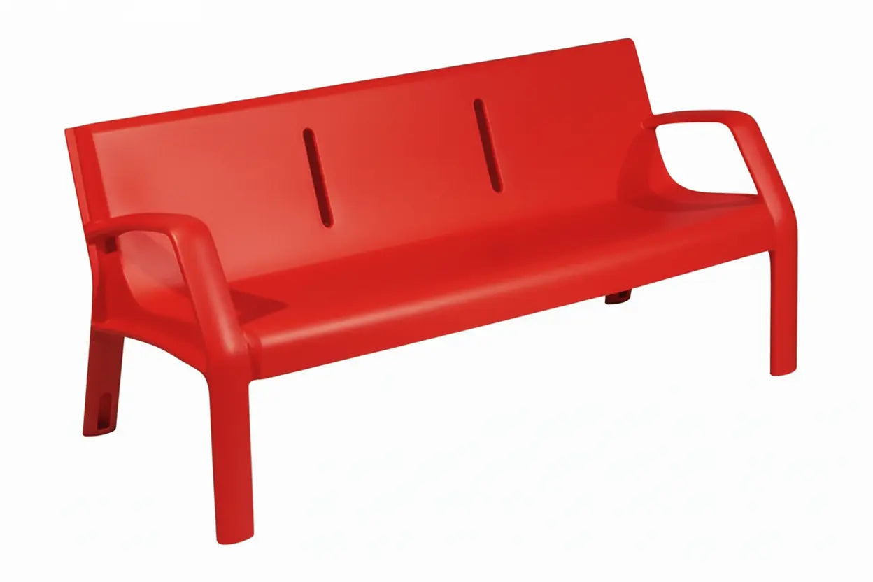 Banc plastique recyclé Alvium france collectivités