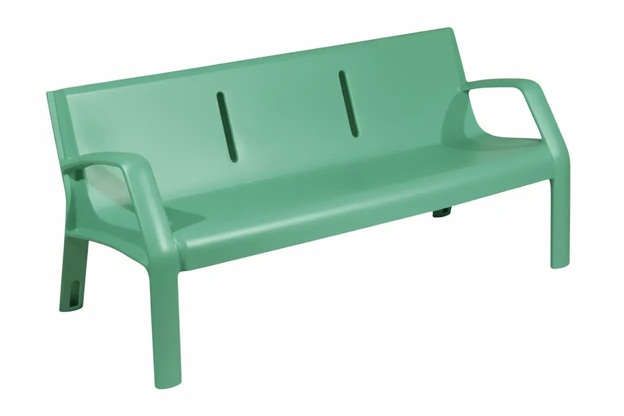 Banc plastique recyclé Alvium france collectivités