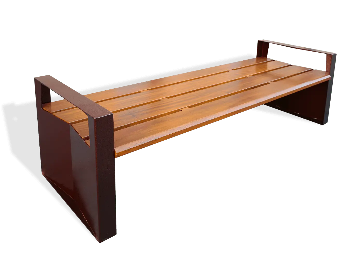 Banquette bois et acier Alea