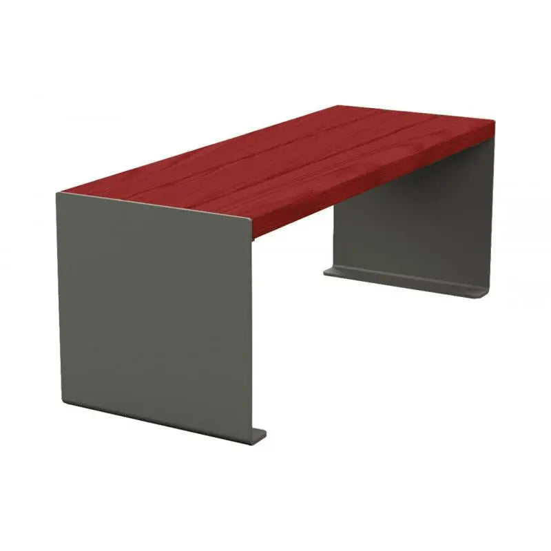 Banquette acier et bois KUB