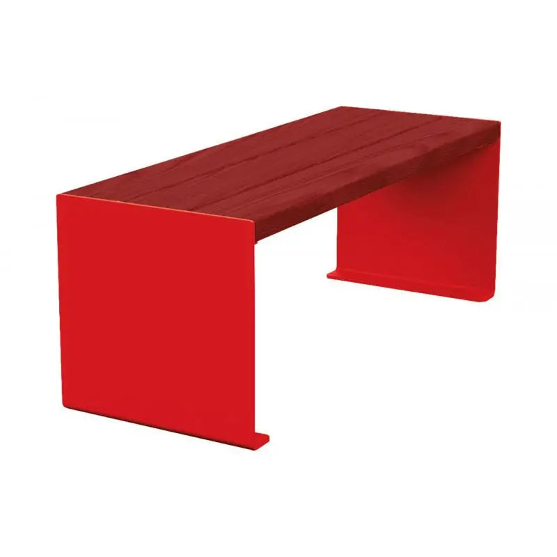 Banquette acier et bois KUB