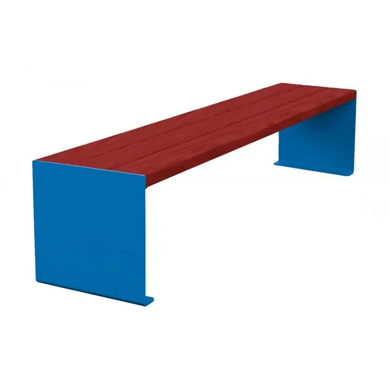 Banquette acier et bois KUB