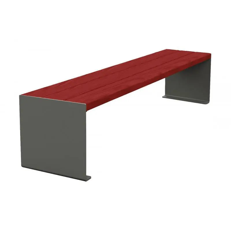 Banquette acier et bois KUB
