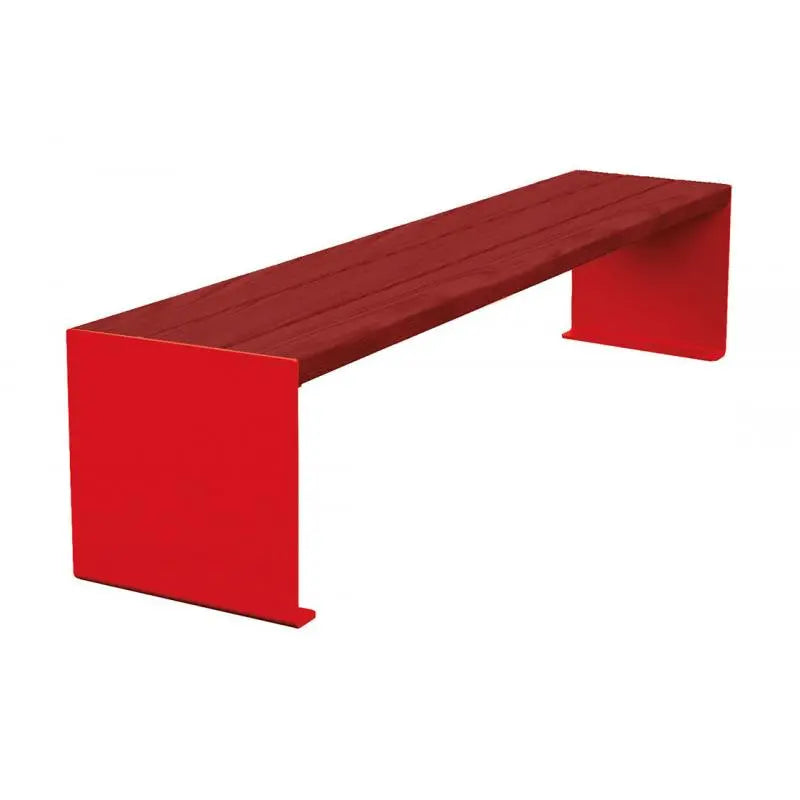 Banquette acier et bois KUB