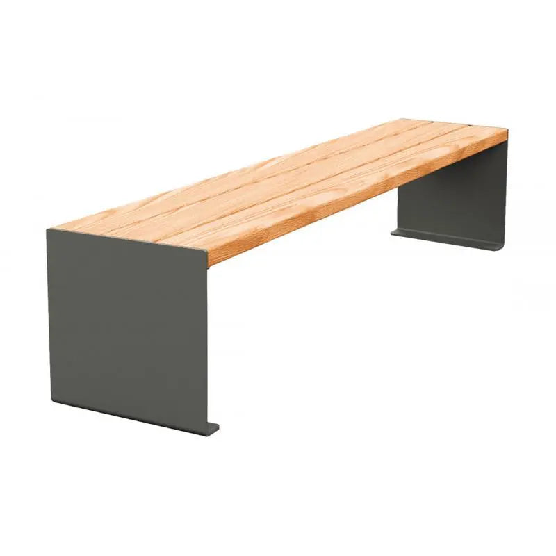 Banquette acier et bois KUB