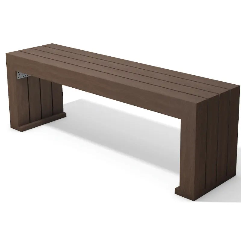 Banquette en plastique recyclé Calero
