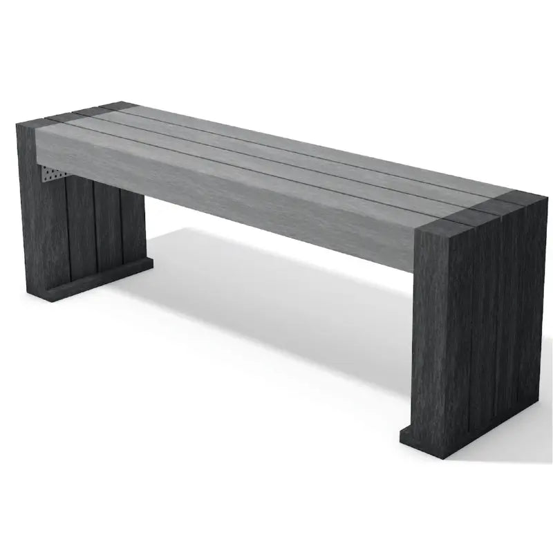 Banquette en plastique recyclé Calero