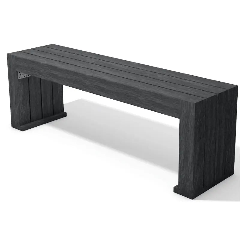Banquette en plastique recyclé Calero