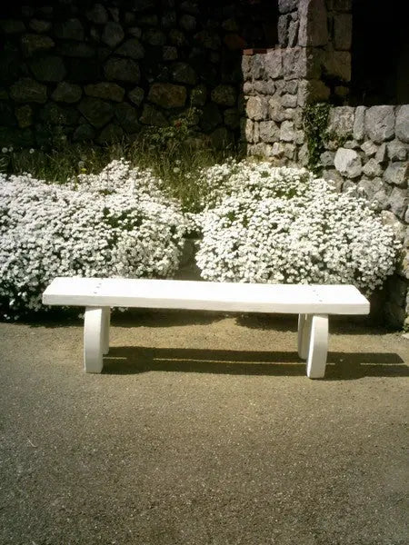Banquette béton chêne
