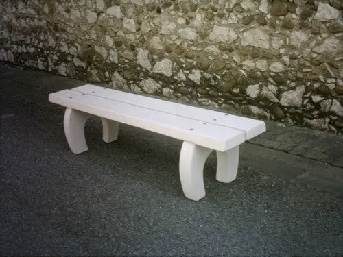 Banquette béton chêne
