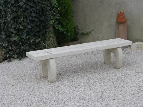 Banquette béton chêne