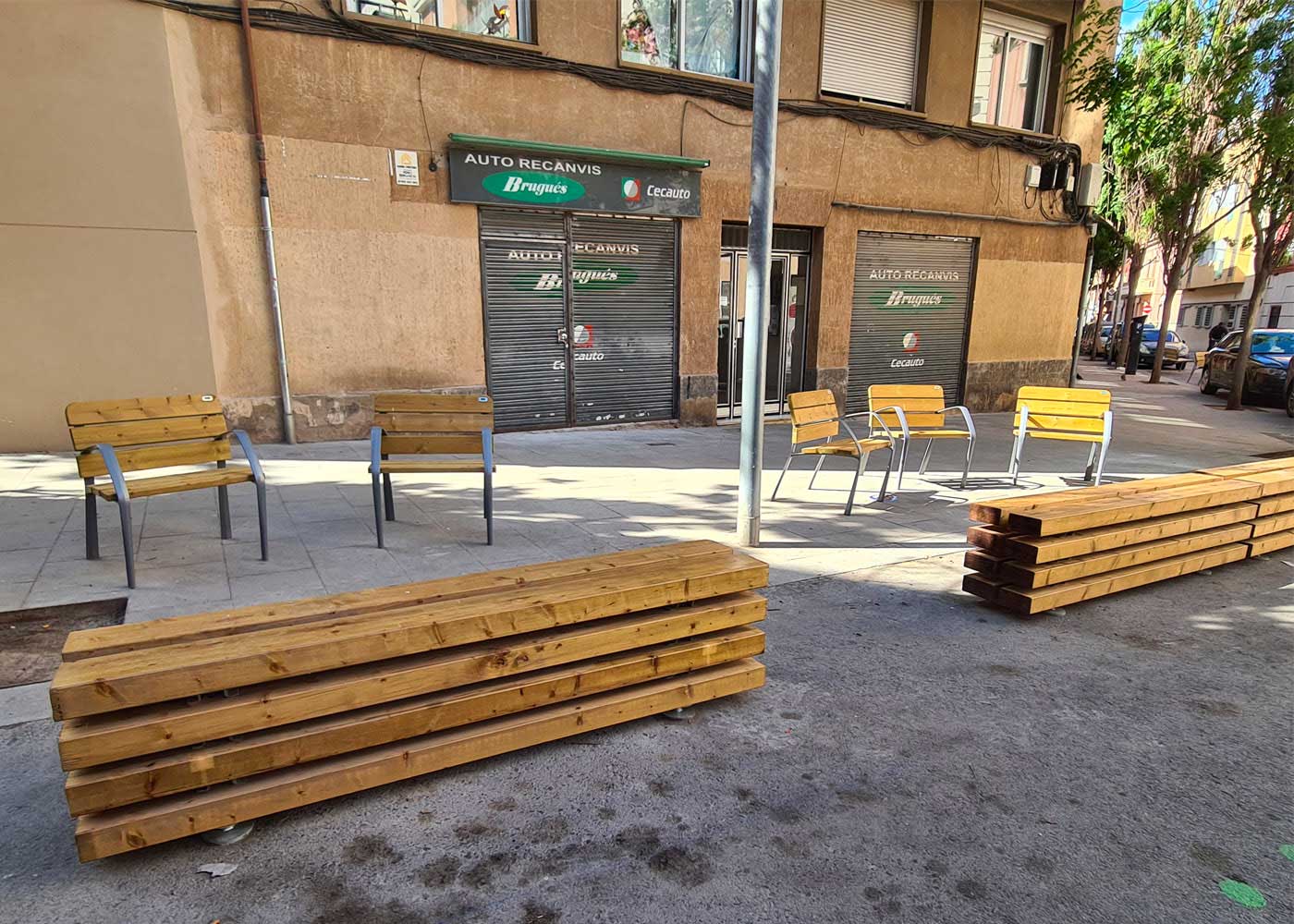 Banquette tout bois 3m Clem