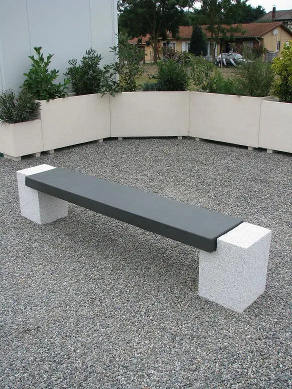 Banquette béton douglas