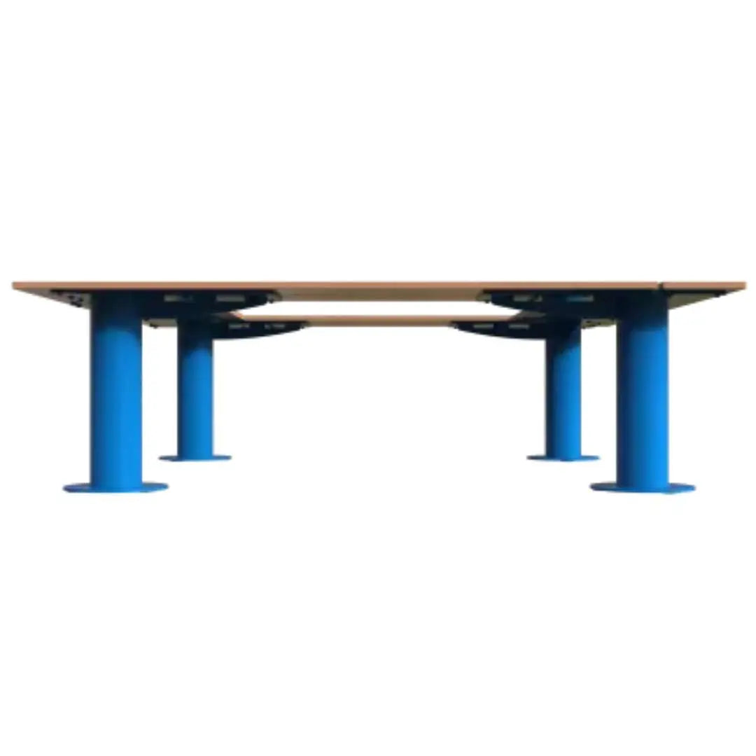Banquette en acier carrée pour enfants - NINOU france collectivités