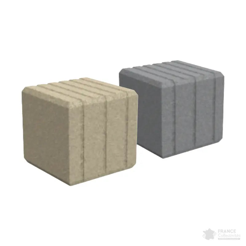 Banquette Heba carrée plastique recyclé