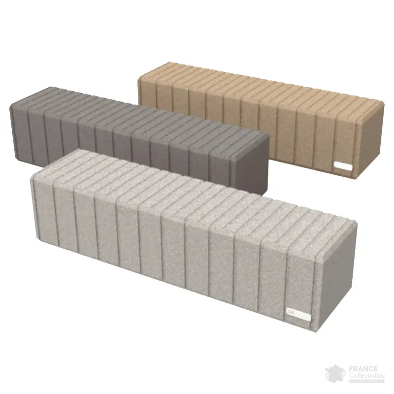Banquette Heba 2m plastique recyclé