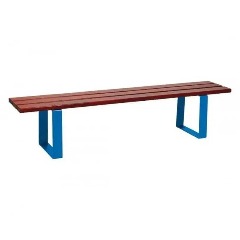 Banquette Riga acier et bois Procity