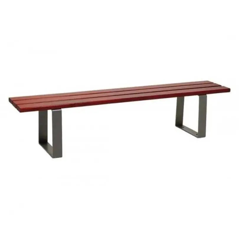 Banquette Riga acier et bois Procity