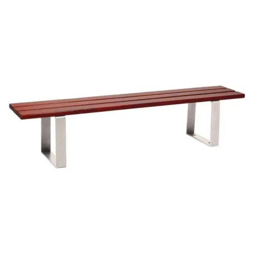 Banquette Riga acier et bois Procity
