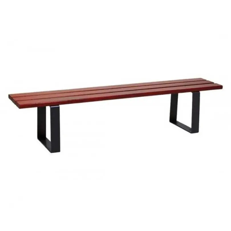 Banquette Riga acier et bois Procity