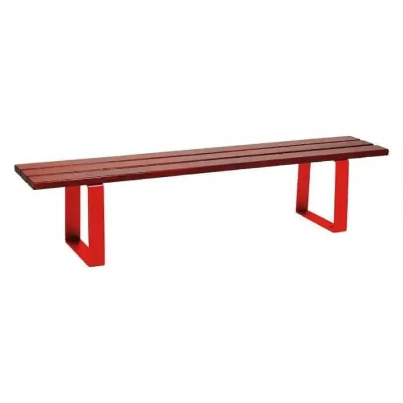 Banquette Riga acier et bois Procity