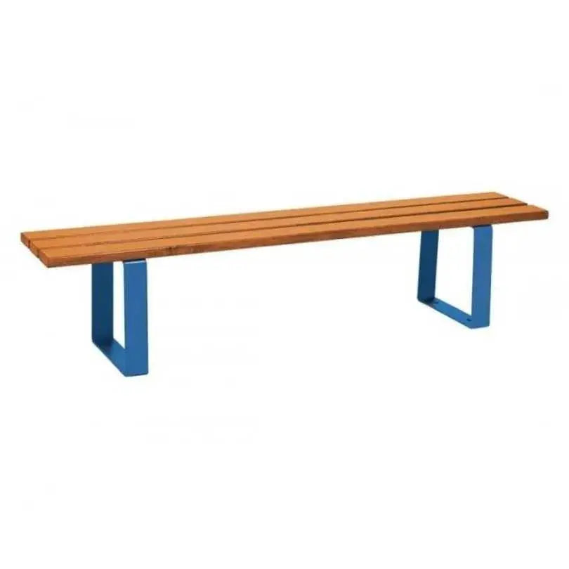 Banquette Riga acier et bois Procity