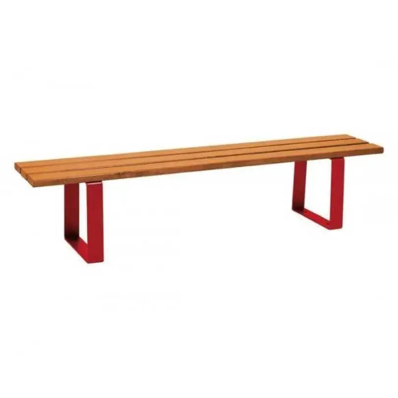 Banquette Riga acier et bois Procity