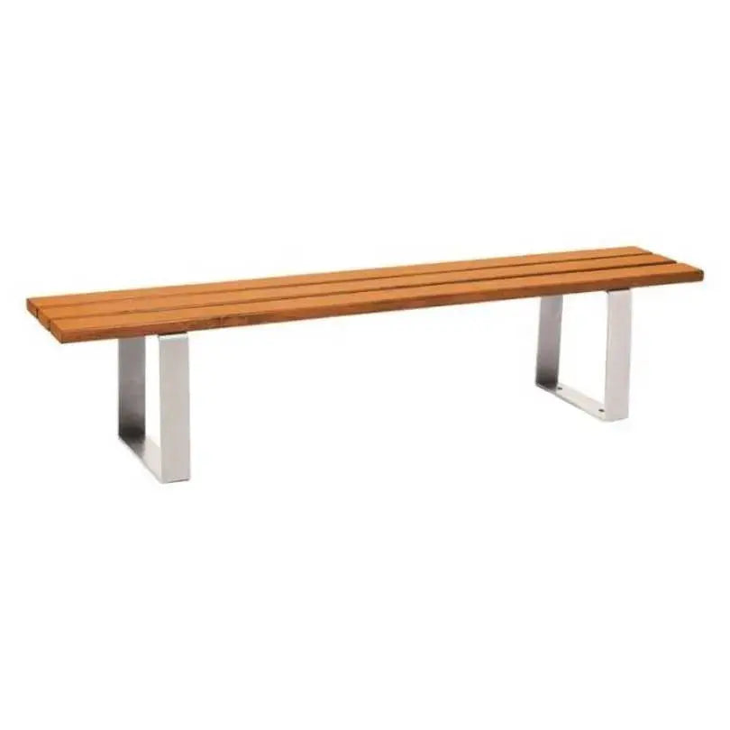 Banquette Riga acier et bois Procity