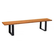 Banquette Riga acier et bois Procity
