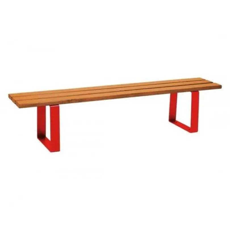 Banquette Riga acier et bois Procity