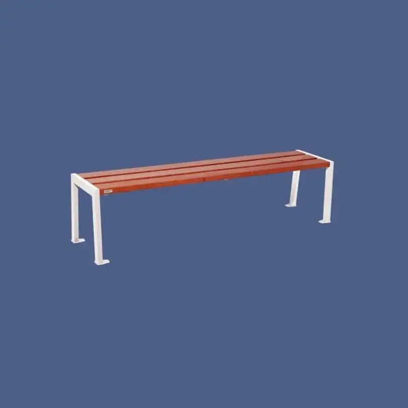Banquette Silaos acier et bois france collectivités
