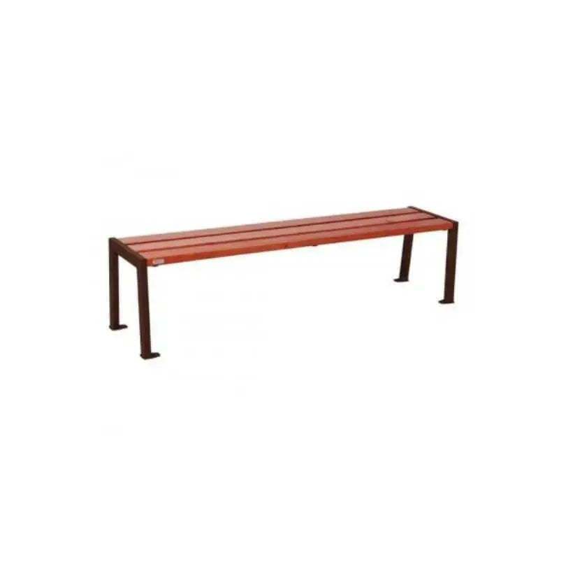 Banquette Silaos acier et bois france collectivités