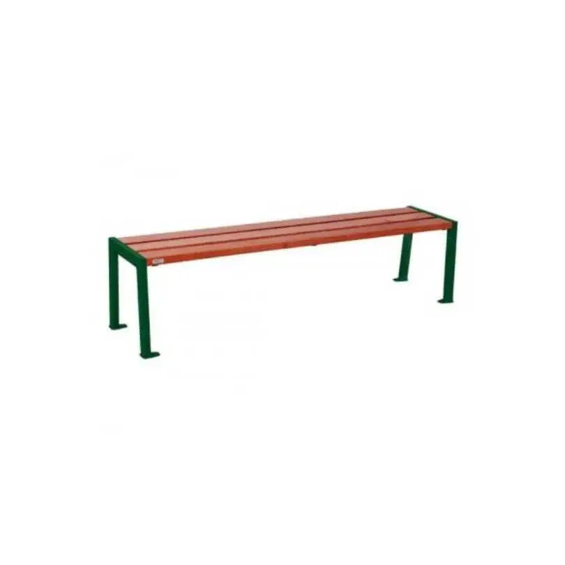 Banquette Silaos acier et bois france collectivités