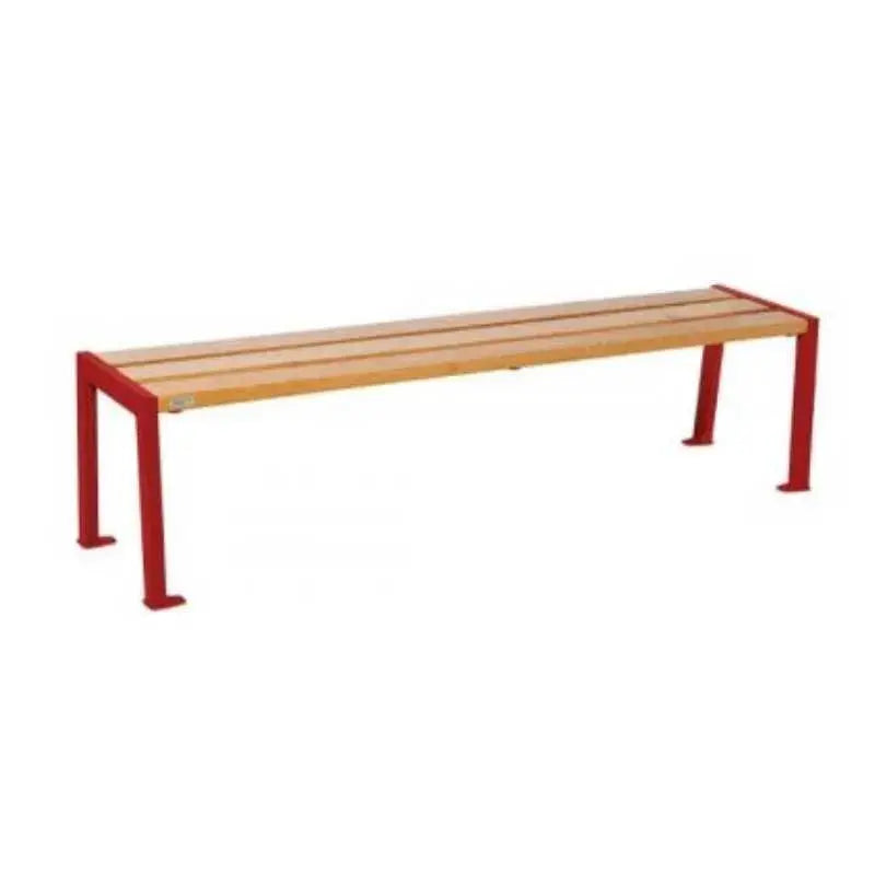 Banquette Silaos acier et bois france collectivités