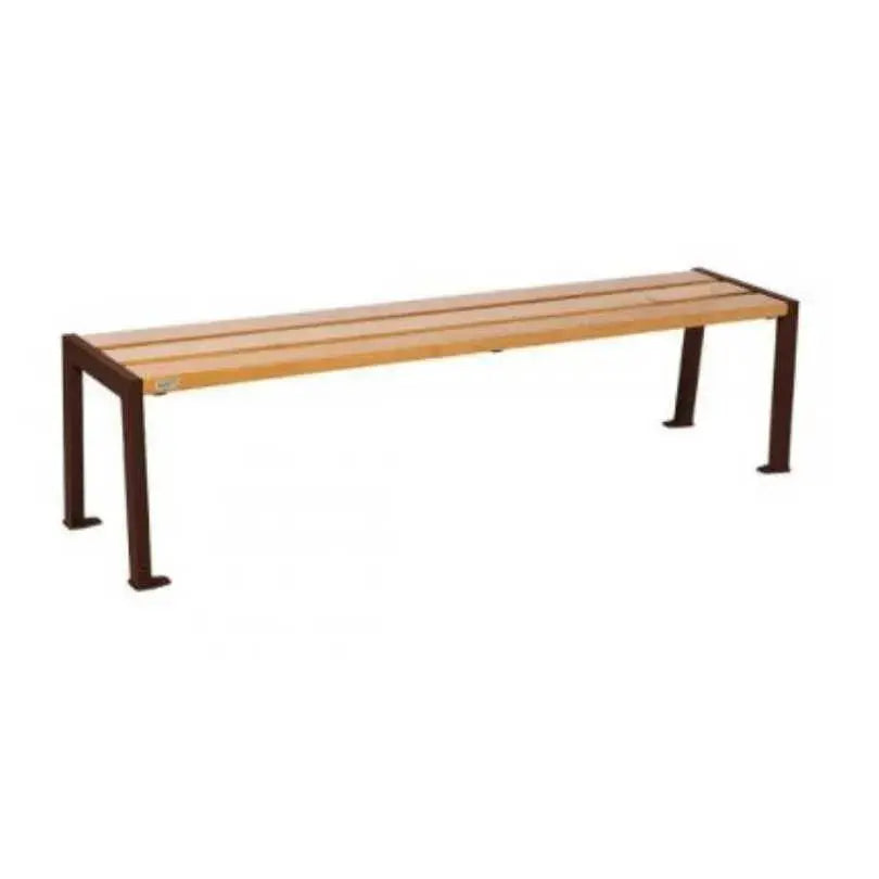 Banquette Silaos acier et bois france collectivités