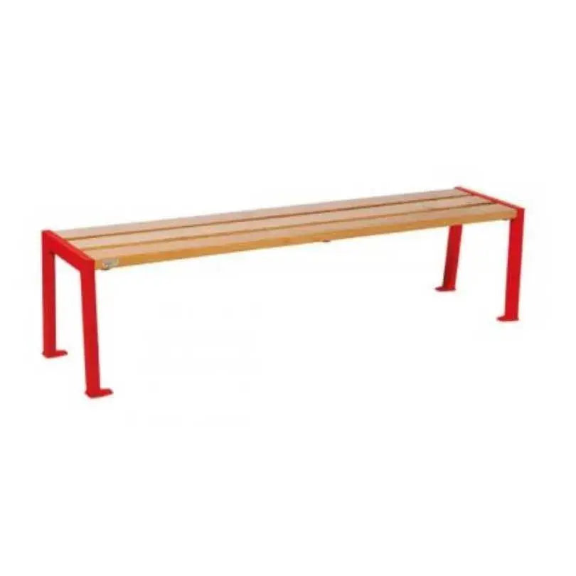 Banquette Silaos acier et bois france collectivités