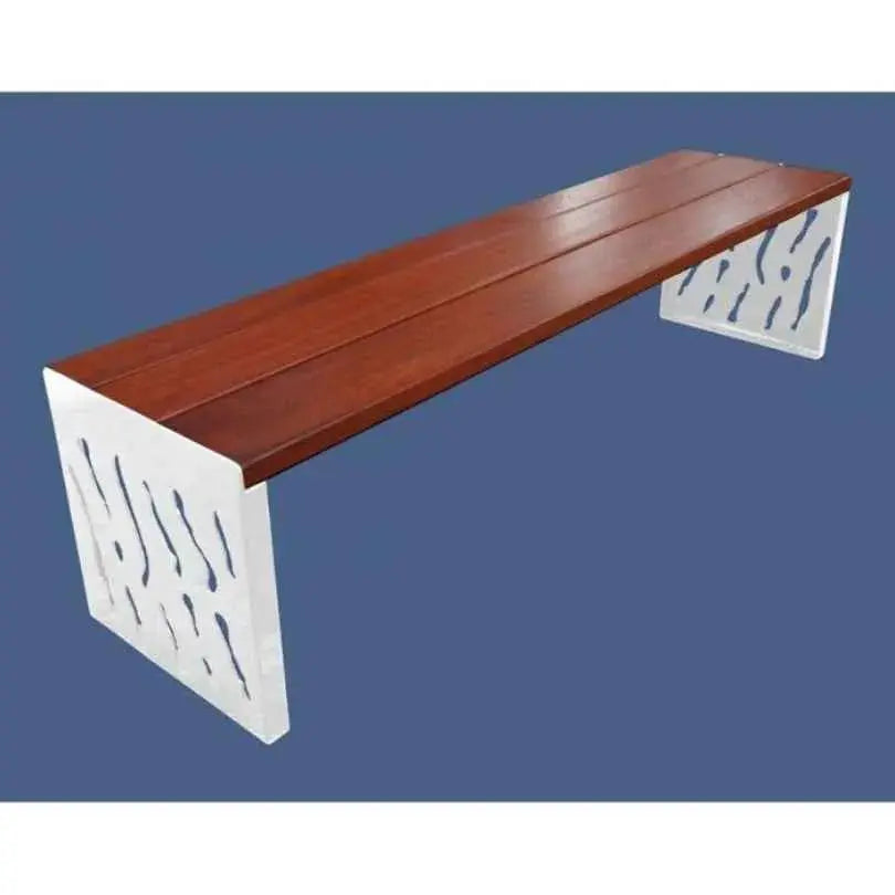 Banquette Venise acier et bois france collectivités