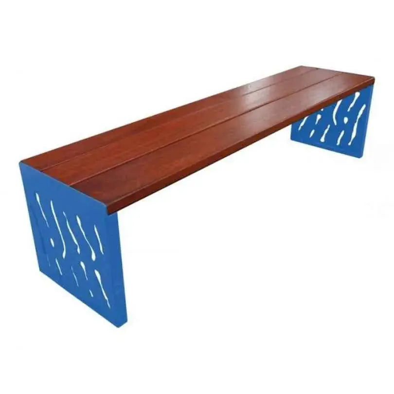 Banquette Venise acier et bois france collectivités