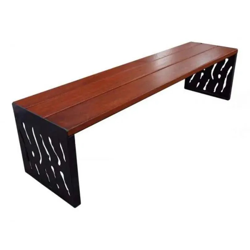 Banquette Venise acier et bois france collectivités