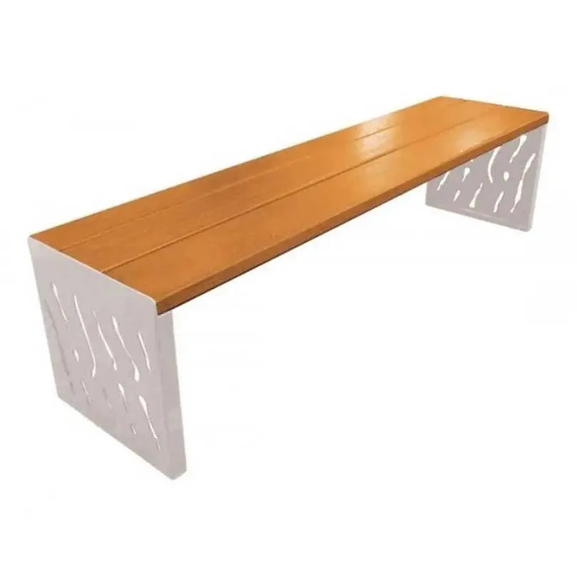 Banquette Venise acier et bois france collectivités