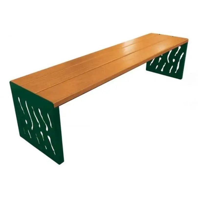 Banquette Venise acier et bois france collectivités