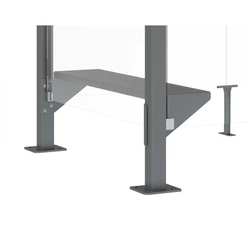 Banquette/tablette pour abri fumeurs - France Collectivités