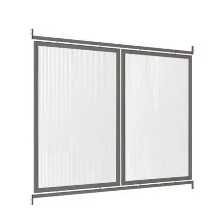 Bardage latéral pour passages couverts Milan & Voûte "M" en polycarbonate - France Collectivités