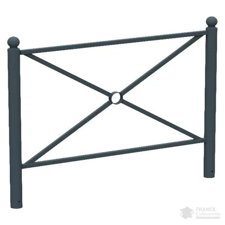 Barrière croix saint andré finition mat Tenor - France Collectivités
